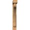 Ekena Millwork Legacy Block Smooth Bracket w/ Offset Brace, Western Red Cedar, 5 1/2"W x 32"D x 40"H BKT0604X32X40LEC05SWR - alternate 4